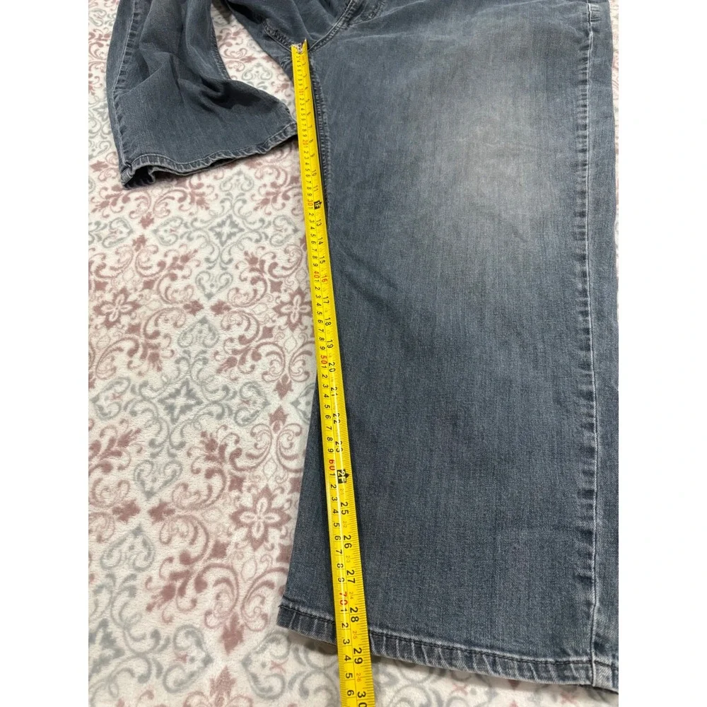 True Nation Relaxed Fit Jeans Mens 56x30 Dark Wash Blue Denim Pants Big and Tall